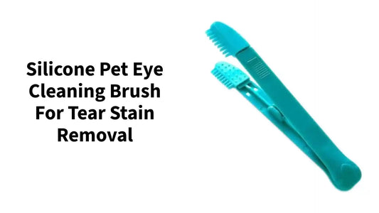 Silicone Pet Eye Cleaning Brush For Tear Stain Removal by@Outfy