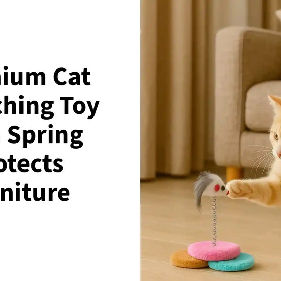 Premium Cat Scratching Toy With Spring Protects Furniture by@Outfy