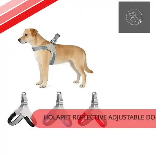 Holapet Reflective Adjustable Dog Harness Vest by@Outfy