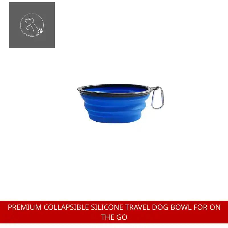 Premium Collapsible Silicone Travel Dog Bowl For On The Go by@Outfy
