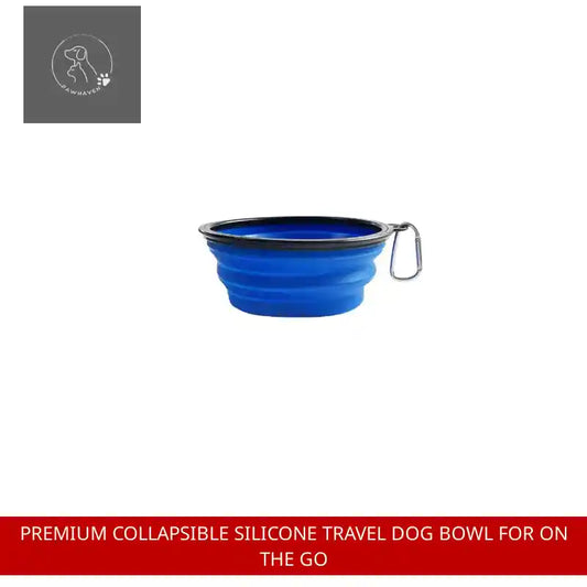Premium Collapsible Silicone Travel Dog Bowl For On The Go by@Outfy