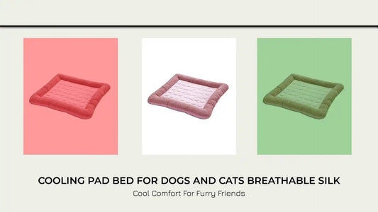 Cooling Pad Bed For Dogs And Cats Breathable Silk by@Outfy