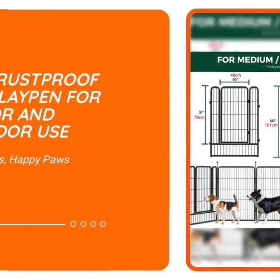Elite Rustproof Dog Playpen For Indoor And Outdoor Use by@Outfy