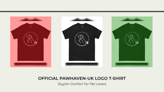 Official PawHaven-UK Logo T-Shirt by@Outfy