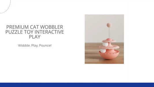 Premium Cat Wobbler Puzzle Toy Interactive Play by@Outfy