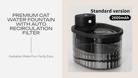 Premium Cat Water Fountain With Auto Recirculation Filter by@Outfy