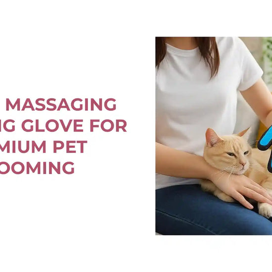 Gentle Massaging Shedding Glove For Premium Pet Grooming by@Outfy