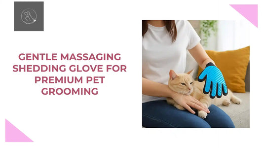 Gentle Massaging Shedding Glove For Premium Pet Grooming by@Outfy