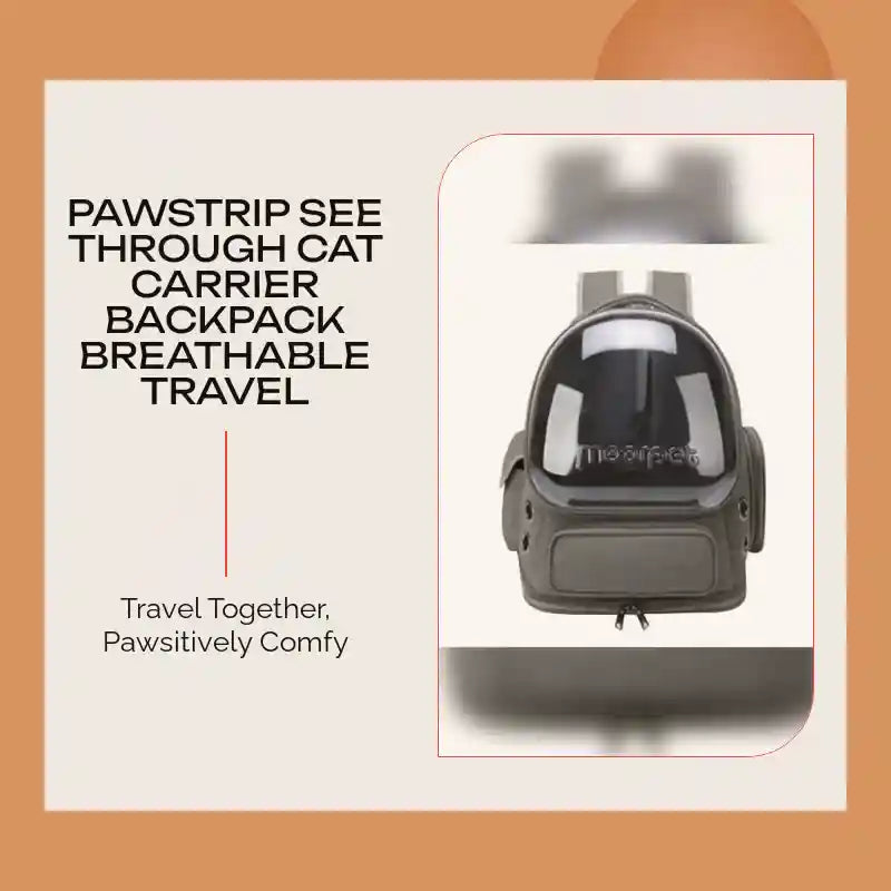 Pawstrip See Through Cat Carrier Backpack Breathable Travel by@Outfy