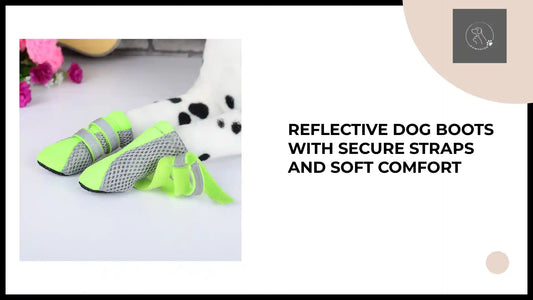 Reflective Dog Boots With Secure Straps And Soft Comfort by@Outfy
