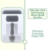 Elite One Click Self Cleaning Slicker Brush For Pets by@Outfy